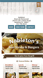 Mobile Screenshot of nobletonriversiderestaurant.com